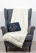 J. Men's Shawl with Box  off White(122)