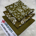 ALKARAM Allover Printed 3PC (P122)