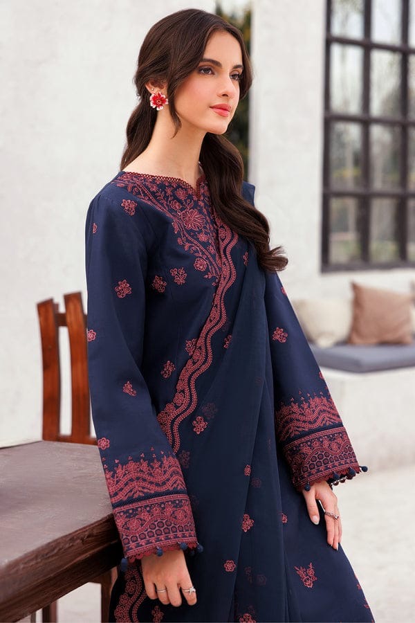 BAREEZE UNSTITCH LAWN EMBROIDERED 3PC (E269)