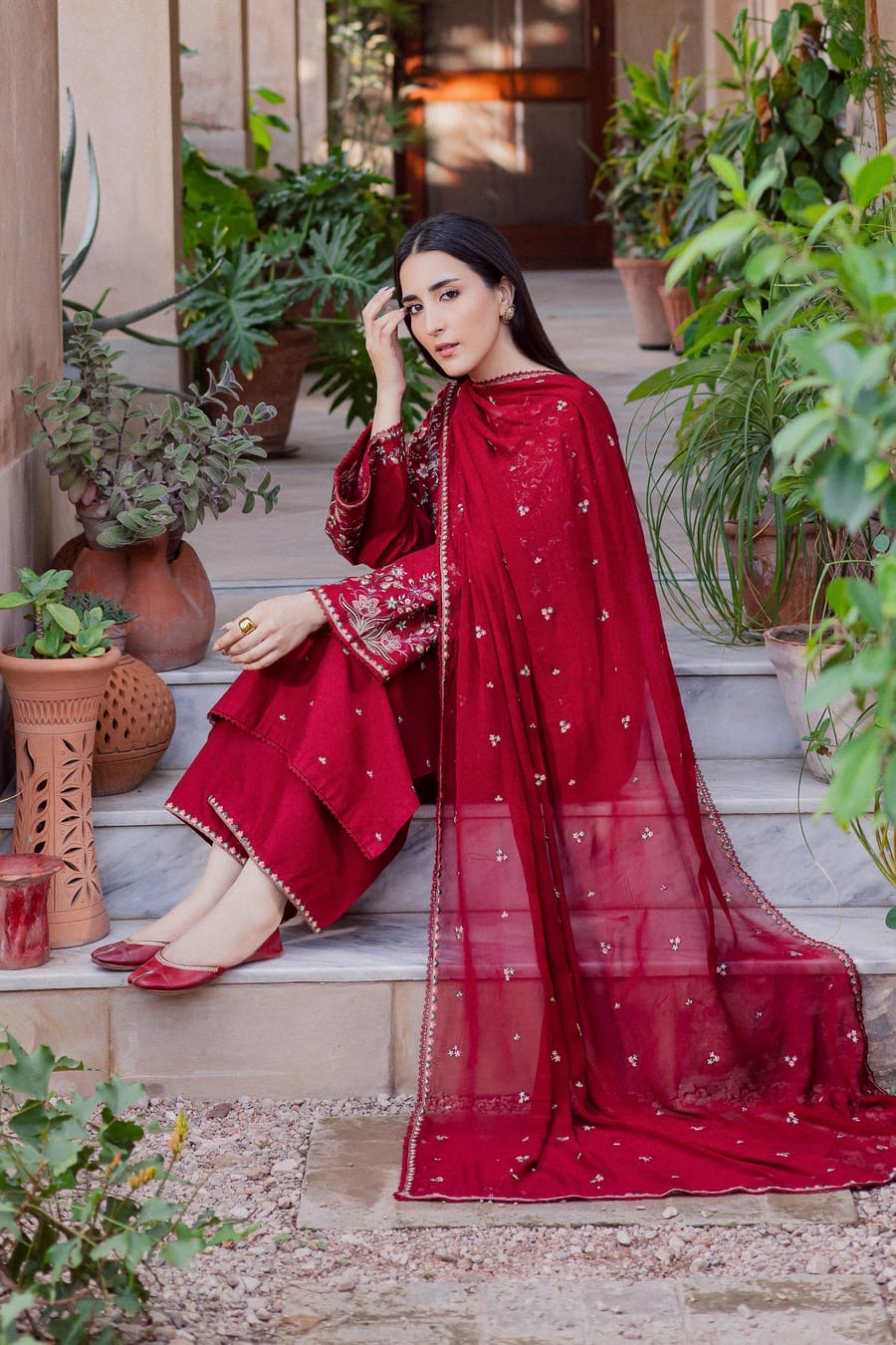 BATIK UNSTITCH LAWN EMBROIDERED 3PC (E268)