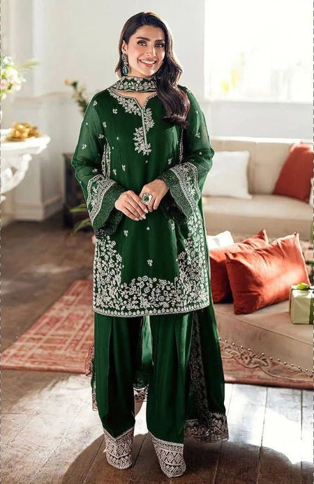 AZURE UNSTITCH LAWN EMBROIDERED 3PC (E242)