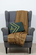 J. Men's Shawl With Box Mustard (117)
