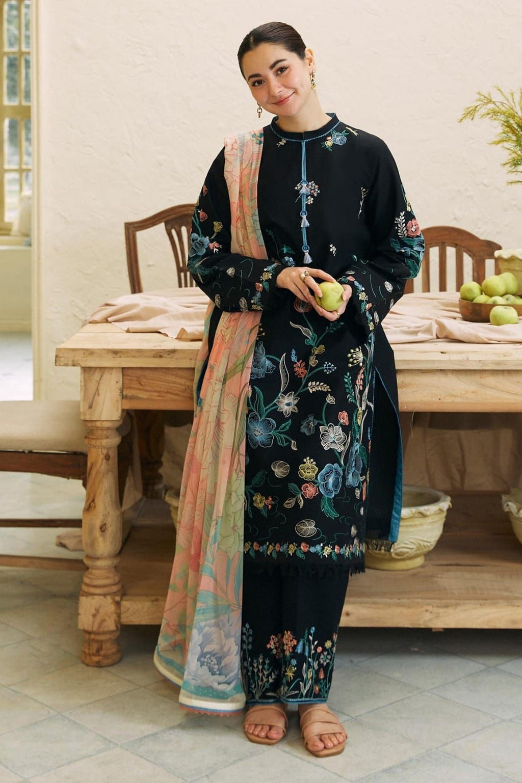 COCO BY ZARA SHAHJAHAN UNSTITCH LAWN EMBROIDERED 3PC (E236)