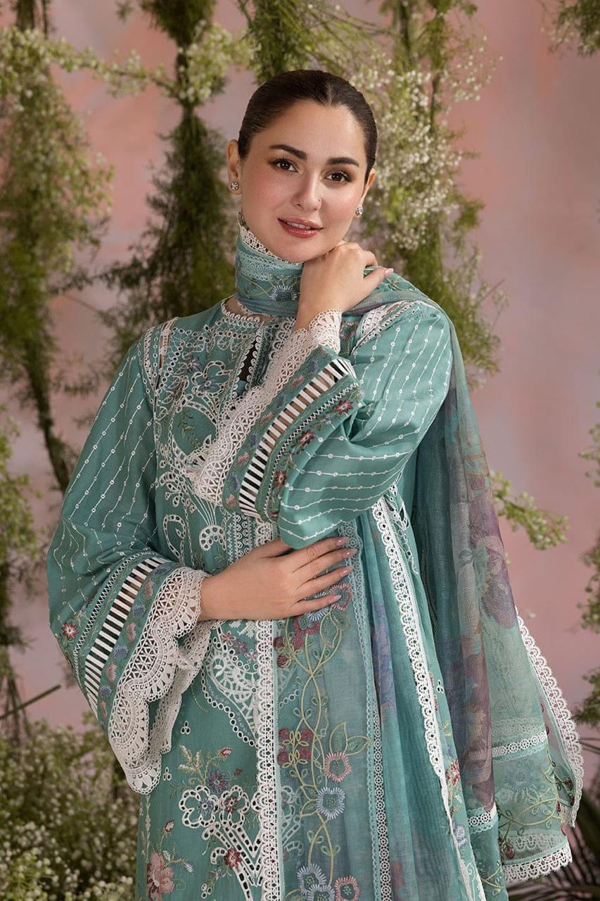 SOBIA NAZIR UNSTITCH LAWN EMBROIDERED 3PC (E239)