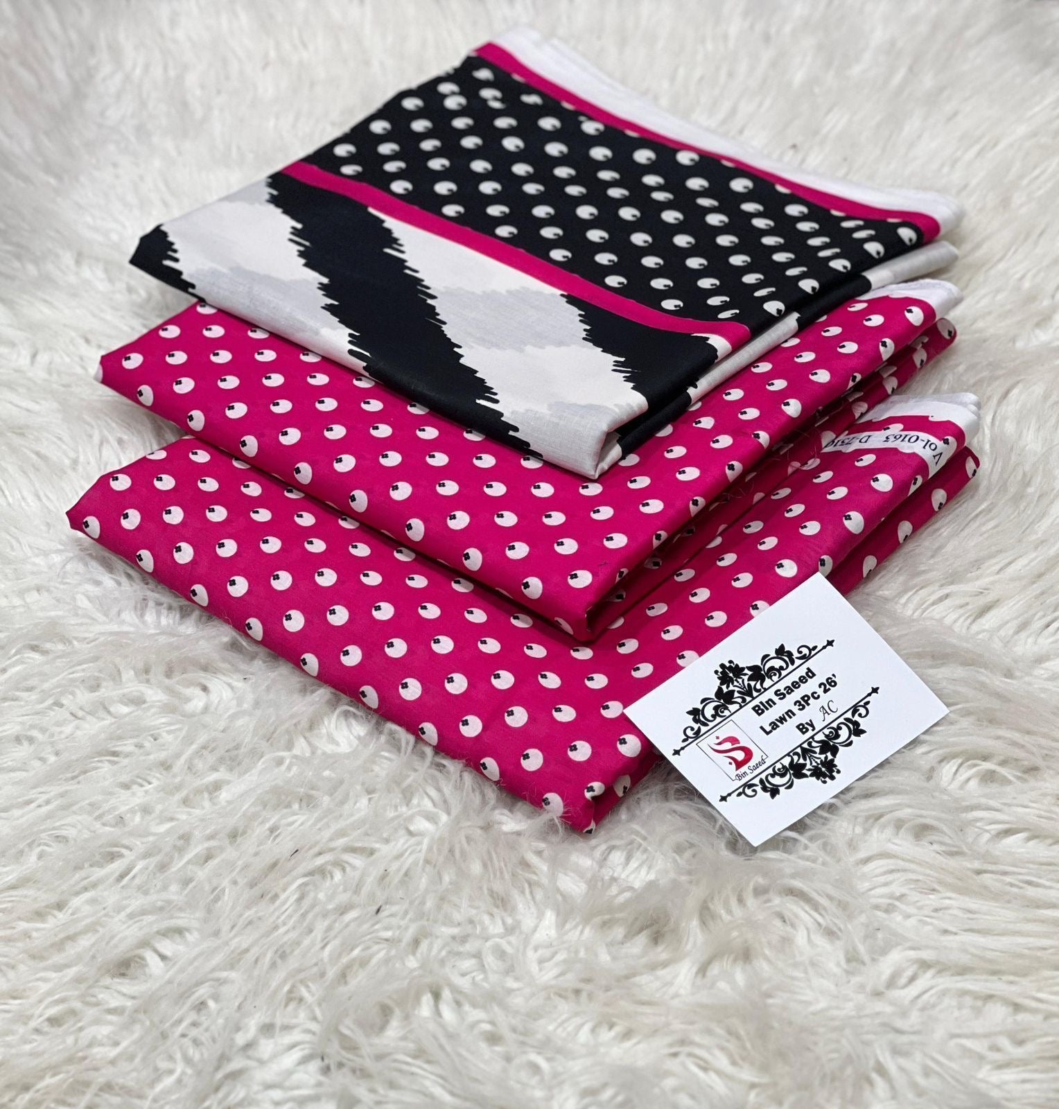 BIN SAEED Allover Printed 3PC (BS02)