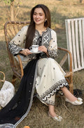 ALLY’s LAWN EMBROIDERED 3PC (E129)