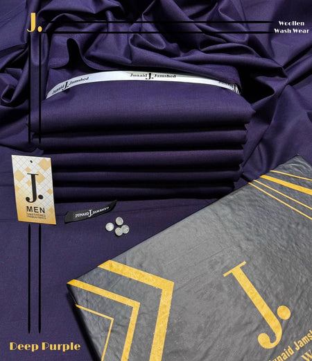 J. Woolen wash&wear (deep Purple)