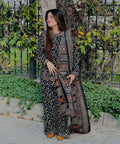 Bin Saeed Printed Karandi 3pc k#5