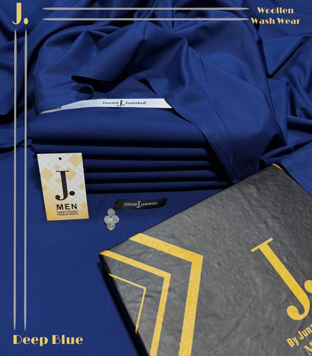 J. Woolen wash&wear (Deep Blue)