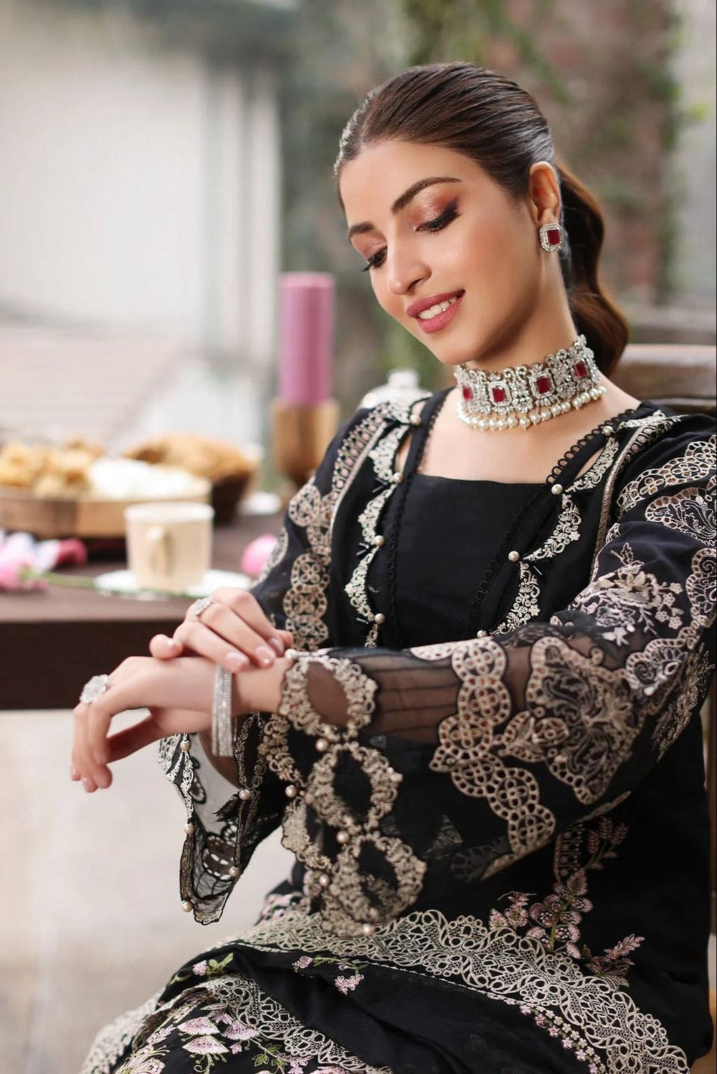 KAHF UNSTITCH LAWN EMBROIDERED 3PC (E279)