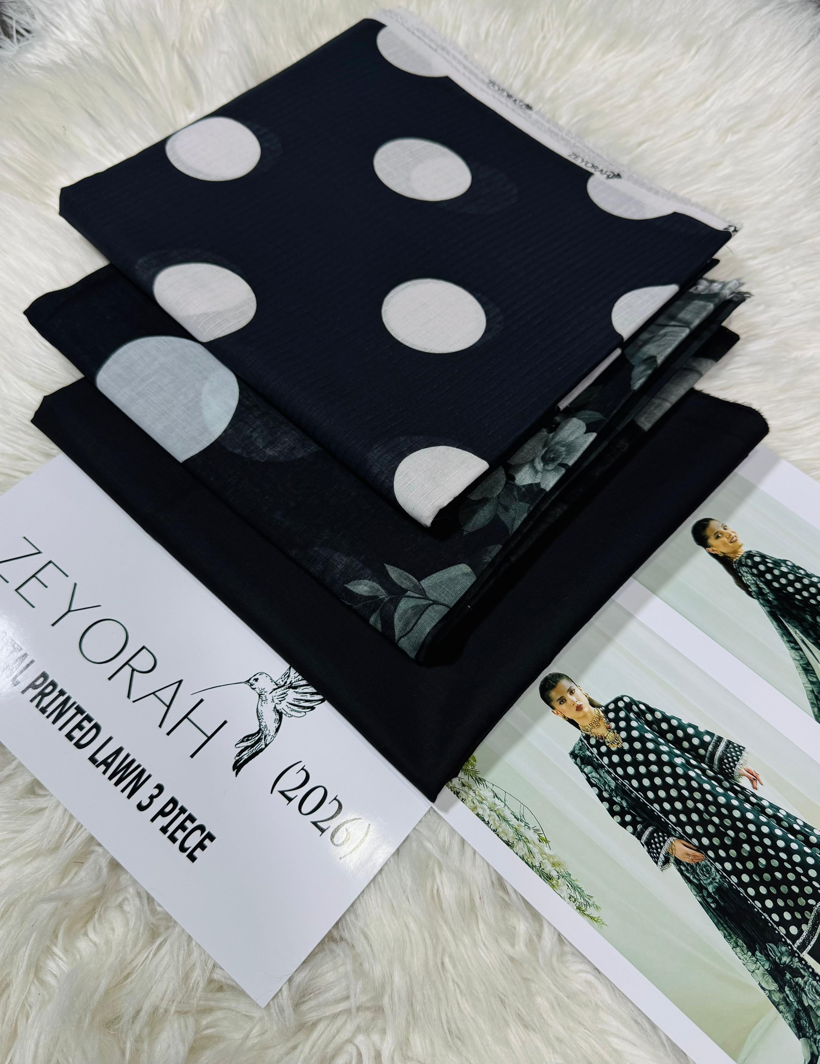 ZAYORAH Allover Printed 3PC (P128)