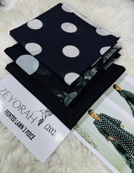 ZAYORAH Allover Printed 3PC (P128)