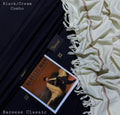 Men’s Premium Woolen Wash&Wear with wool shawl (Black&off white)