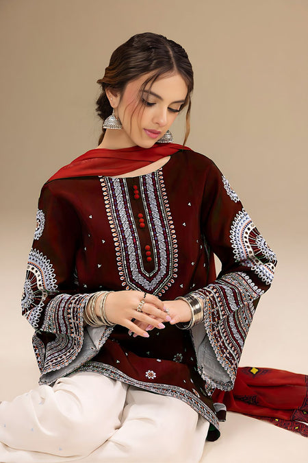 Jazmin EMBROIDERED 3PC (E125)