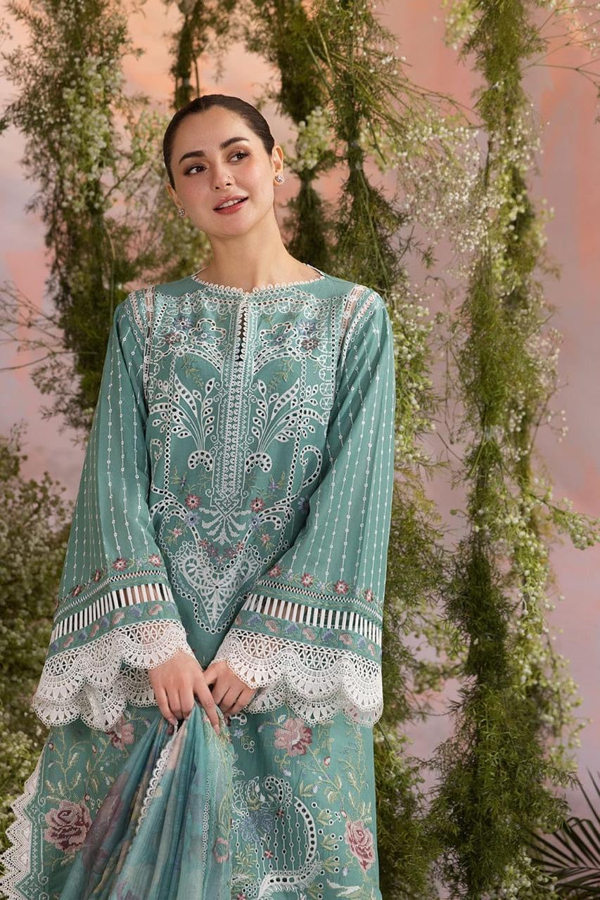 SOBIA NAZIR UNSTITCH LAWN EMBROIDERED 3PC (E239)