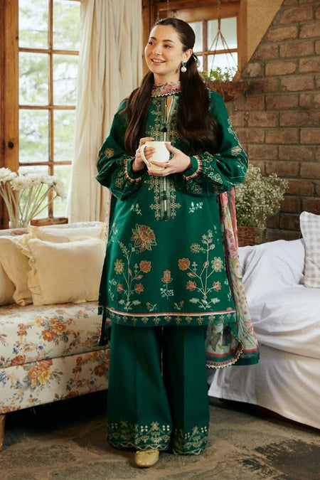 COCO BY ZARA SHAHJAHAN UNSTITCH LAWN EMBROIDERED 3PC (E237)