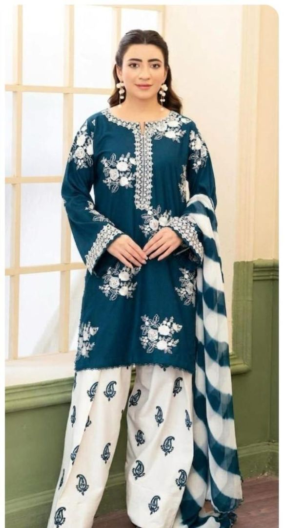 ZARA SHAHJAHAN LAWN EMBROIDERED 3PC 05