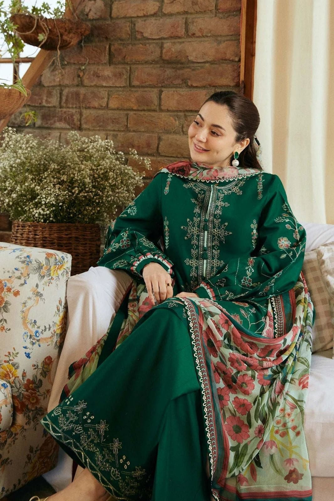 COCO BY ZARA SHAHJAHAN UNSTITCH LAWN EMBROIDERED 3PC (E237)