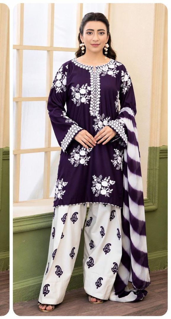 ZARA SHAHJAHAN LAWN EMBROIDERED 3PC 06