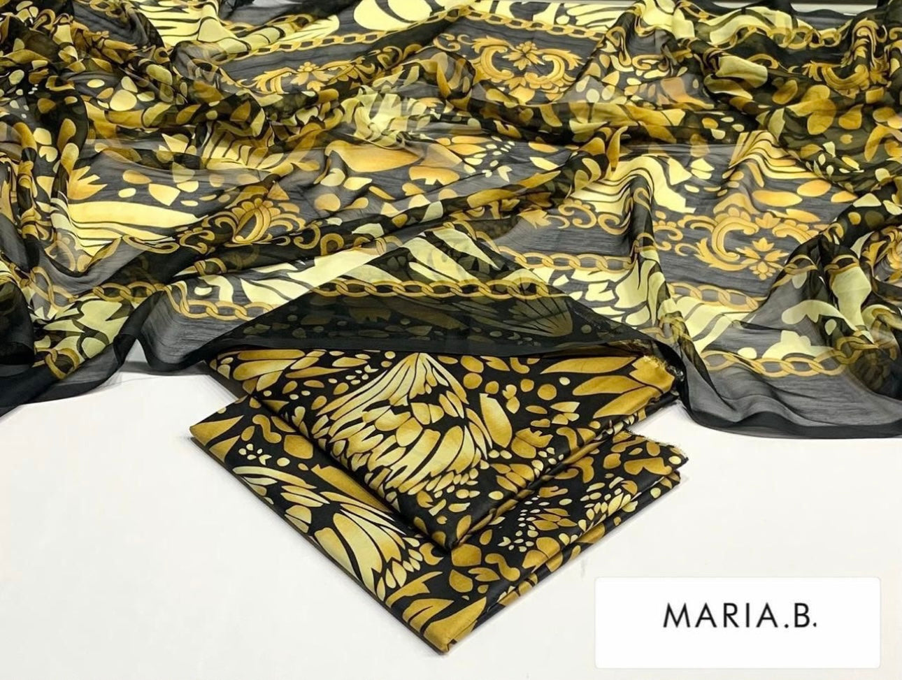Maria B Allover Printed 3PC (MB02)