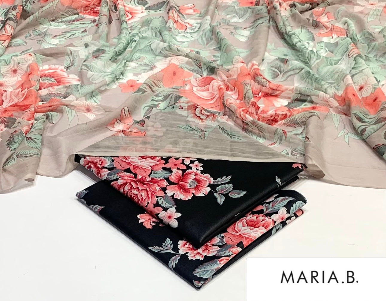 Maria B Allover Printed 3PC (MB04)