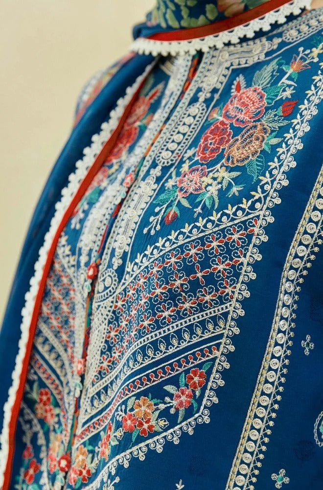 LAWN EMBROIDERED 3PC (E122)