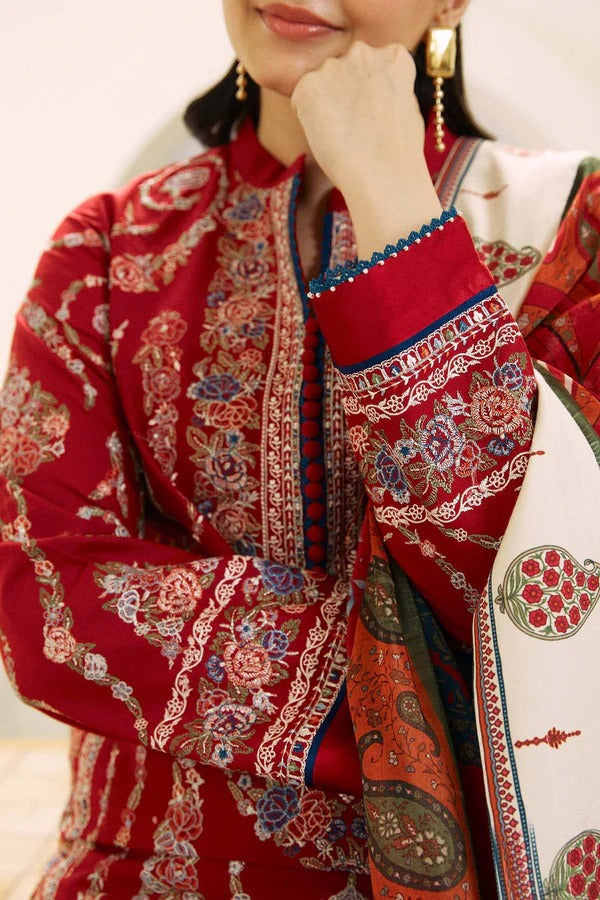 LAWN EMBROIDERED 3PC (E123)