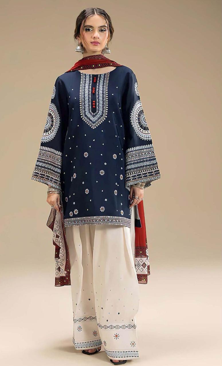 Jazmin EMBROIDERED 3PC (E124)