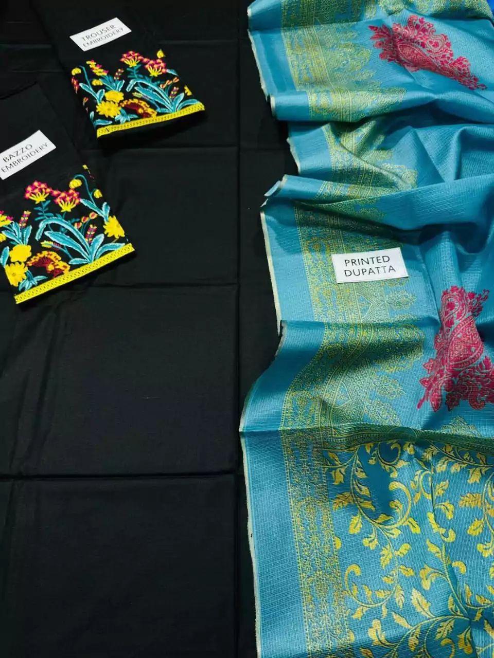 LAWN EMBROIDERED 3PC (E120)