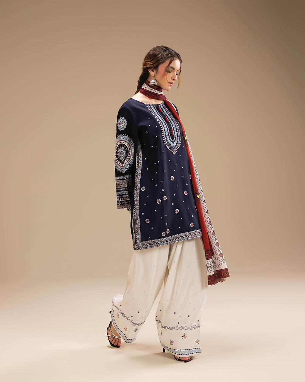 Jazmin EMBROIDERED 3PC (E124)